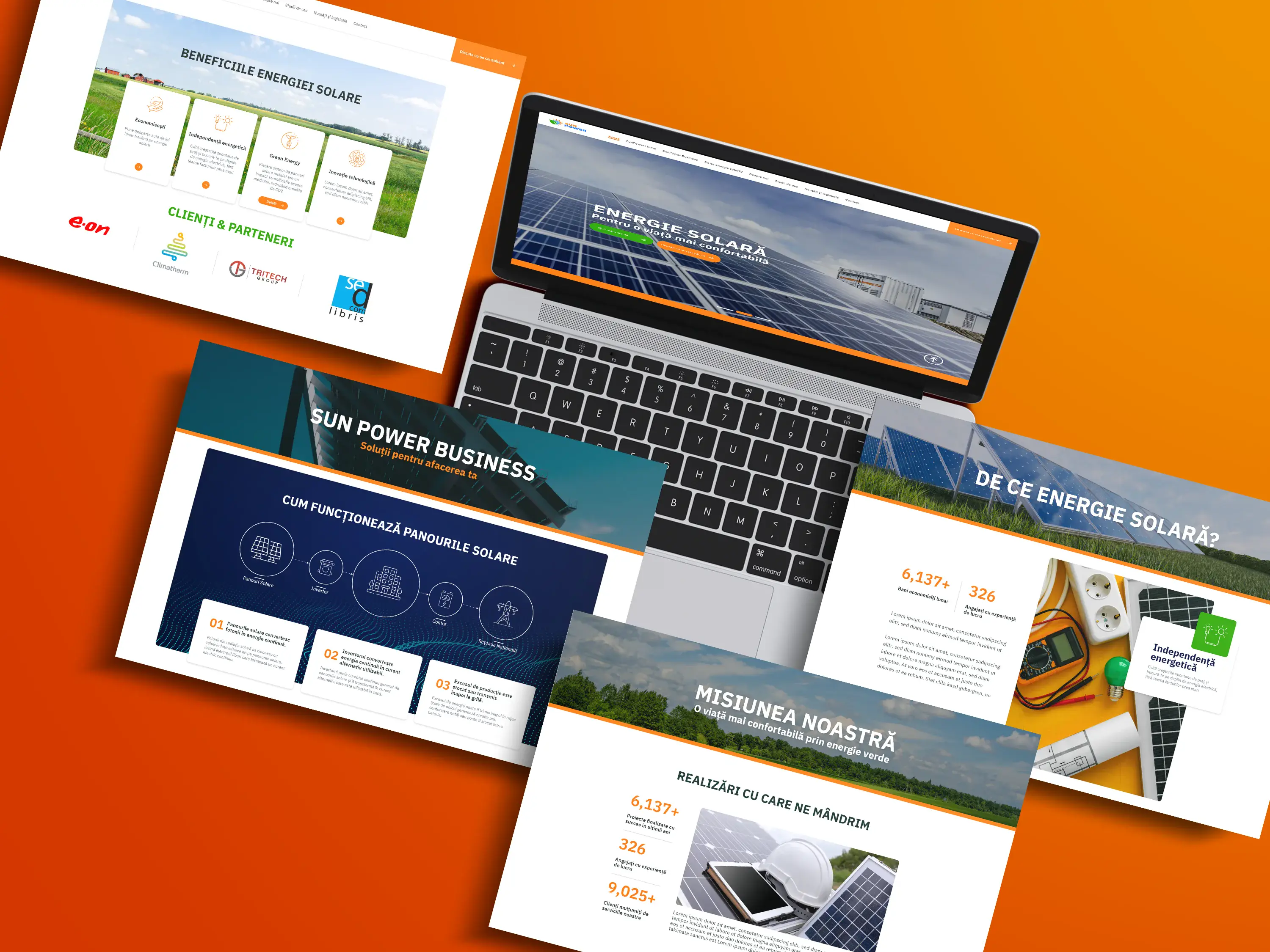 Sun Power Business — Web Design